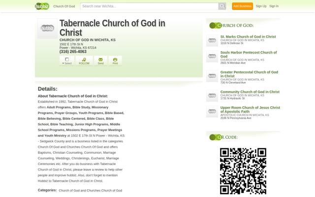 Tabernacle Church of God in Christ