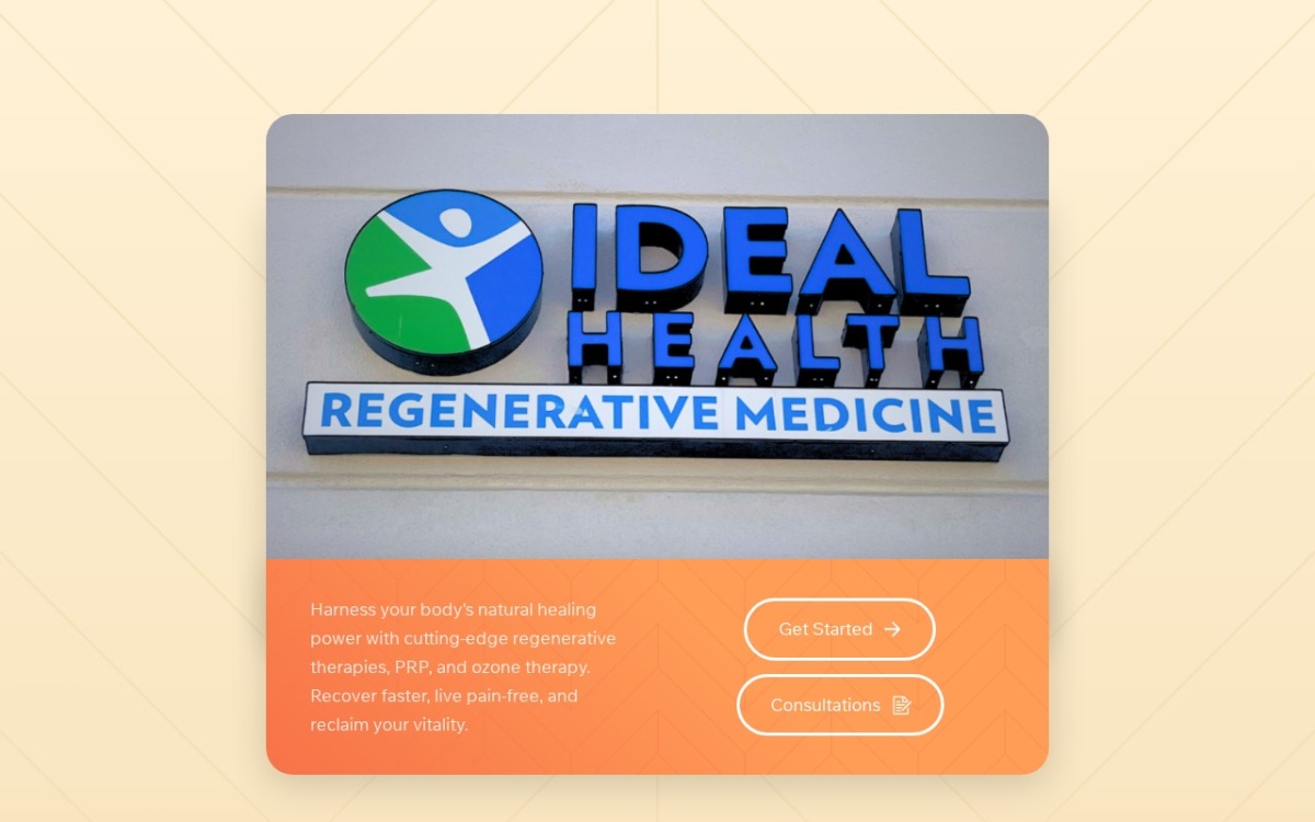 Ideal Health and Regenerative Medicine