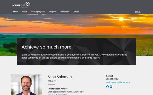 Scott Solomon - Ameriprise Financial Services, LLC