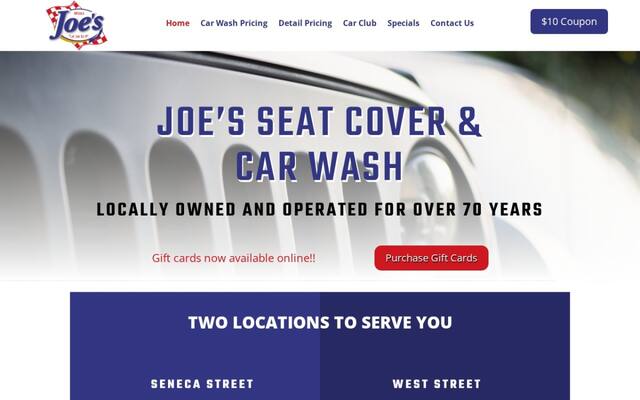 Joe's Car Wash and Seat Cover
