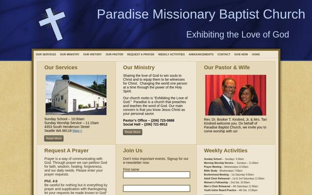 Paradise Missionary Baptist Church