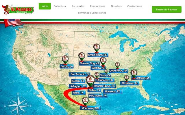 El Paisano Kansas City Paqueteria a Todo Mexico