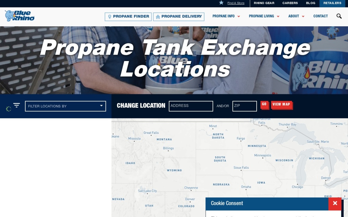 Blue Rhino Propane Exchange