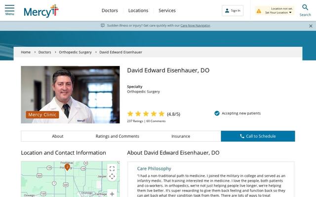 David Edward Eisenhauer, DO