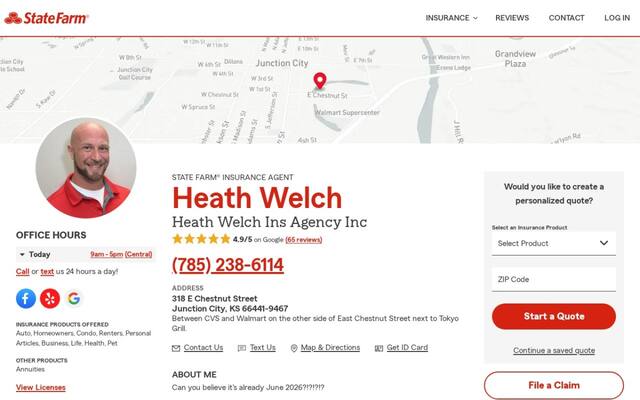 Heath Welch - State Farm Insurance Agent