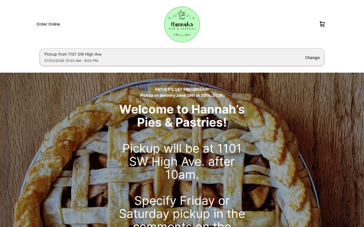 Hannah's Pies and Pastries