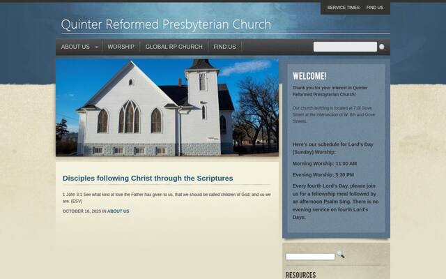 Quinter Reformed Presbyterian Church