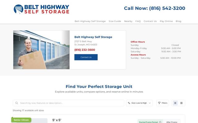 Belt Highway Self Storage