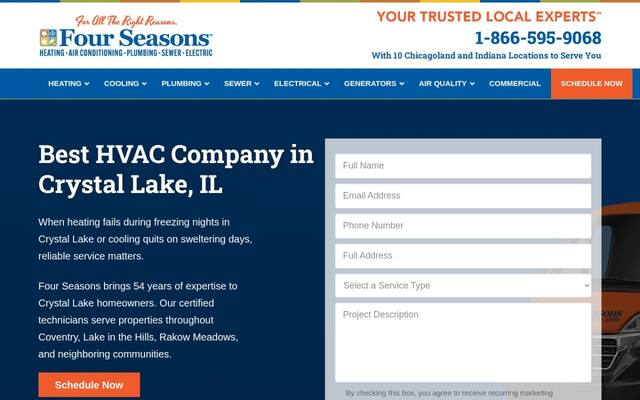 Four Seasons Heating, Air Conditioning, Plumbing, & Electric
