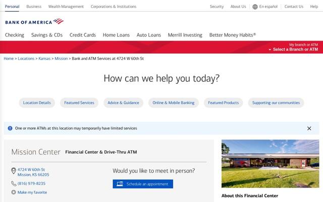 Bank Of America