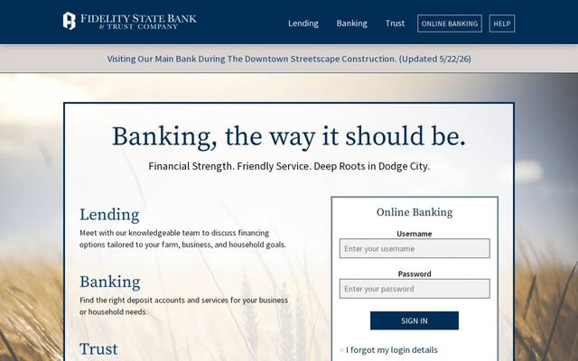 Fidelity State Bank & Trust Company
