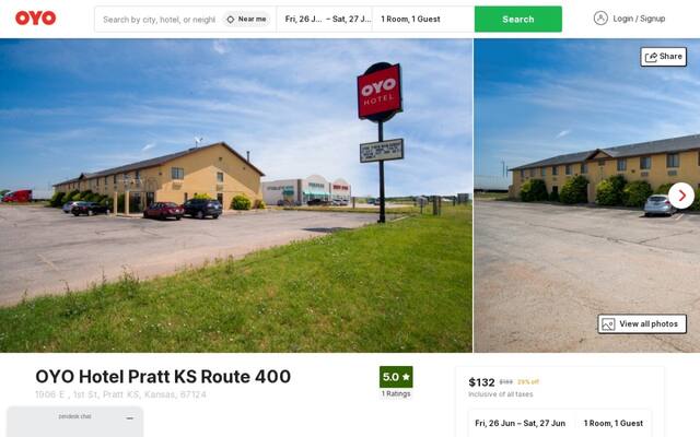 OYO Hotel Pratt KS Route 400