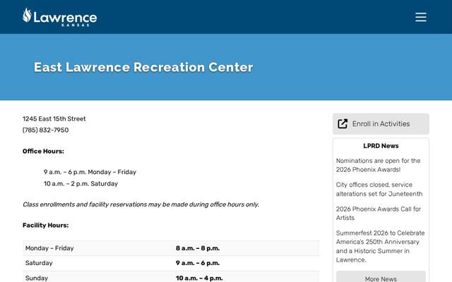East Lawrence Recreation Center