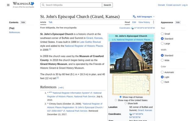 St. John's Episcopal Church (Girard, Kansas)