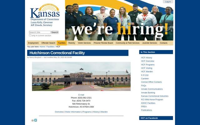 Hutchinson Correctional Facility - Central Unit