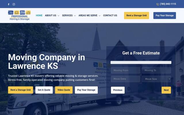 Professional Moving & Storage