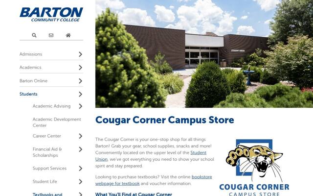 Barton Cougar Corner Campus Store