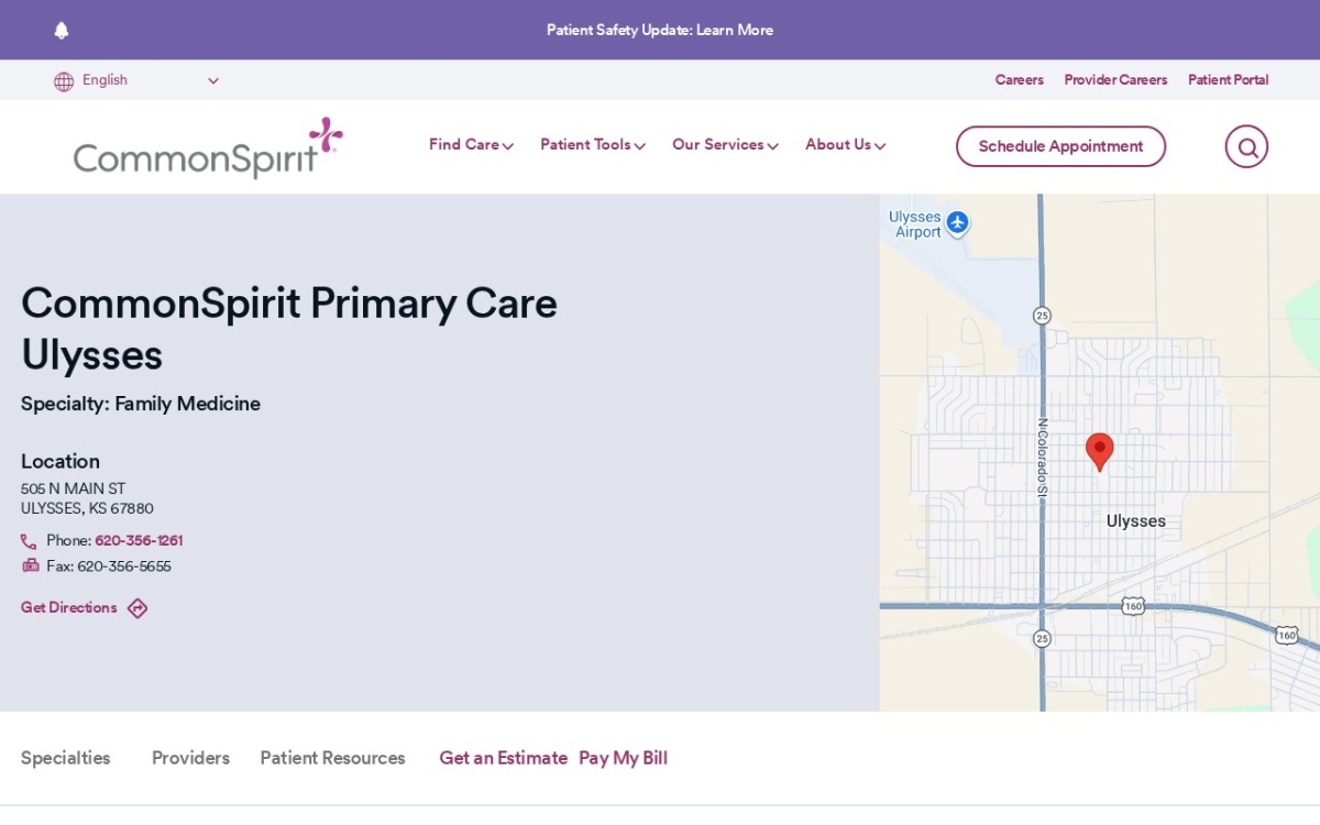 CommonSpirit Primary Care Ulysses