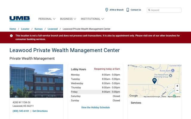 UMB Private Wealth Management Center
