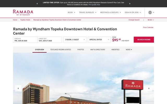 Ramada Topeka Downtown Hotel and Convention Center