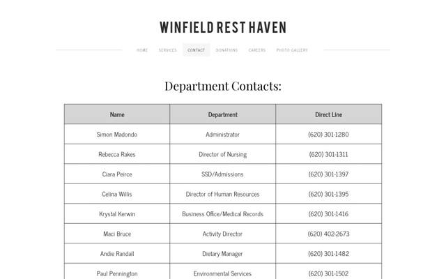 Winfield Rest Haven Ii, Llc