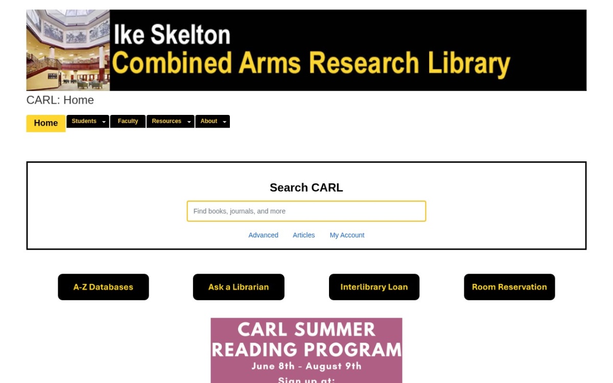 Combined Army Research Library
