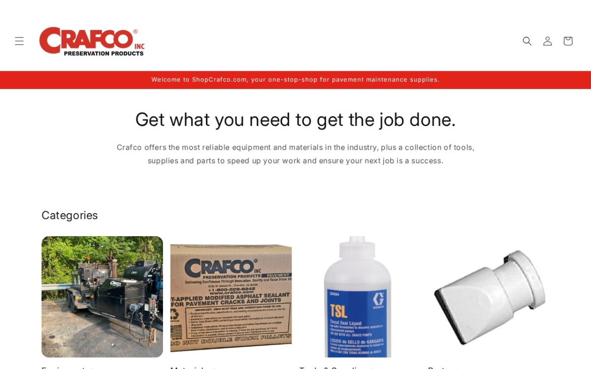 Paving Maintenance Supply