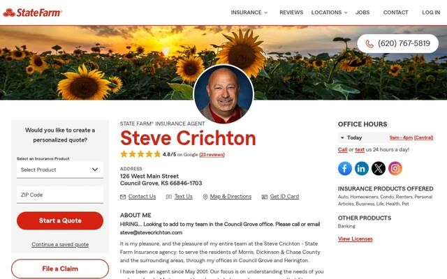 Steve Crichton - State Farm Insurance