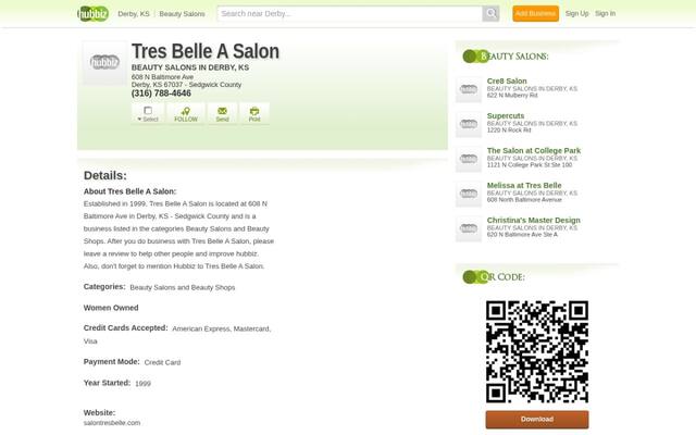Tres Belle A Salon