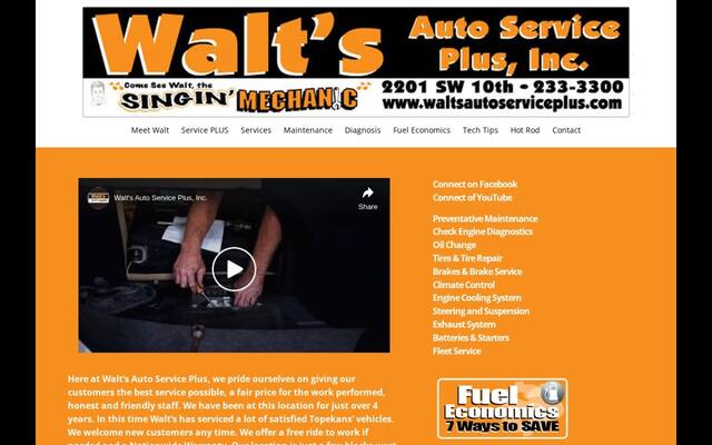 Walt's Auto Service Plus