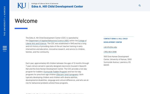 Edna A. Hill Child Development Center