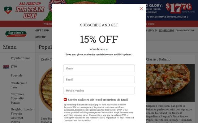 Sarpino's Pizzeria - Overland Park
