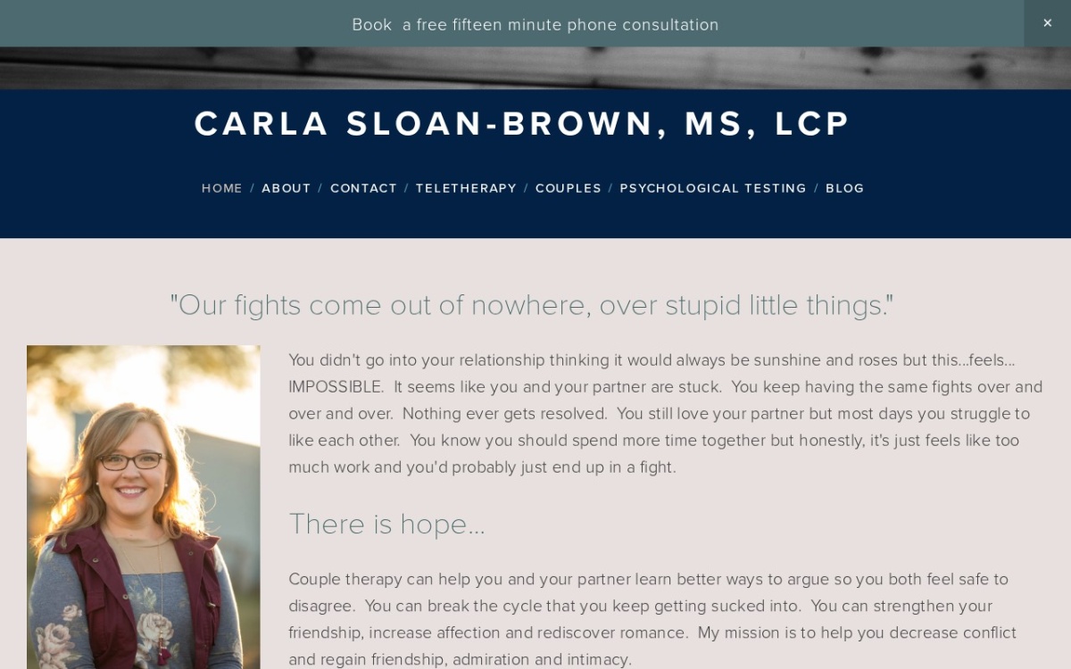 Carla Sloan-Brown, LMLP