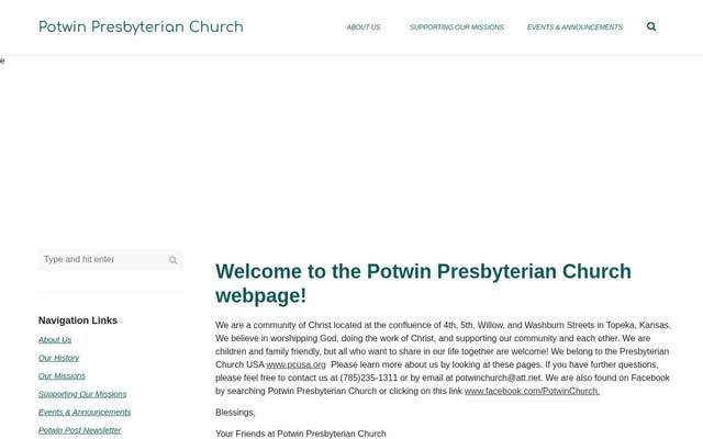Potwin Presbyterian Church
