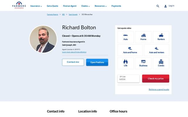 Richard Bolton - Farmers Insurance