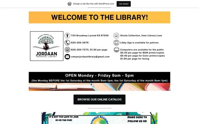 Jordaan Memorial Library