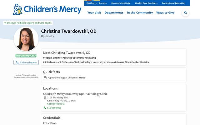 Christina M. Twardowski OD