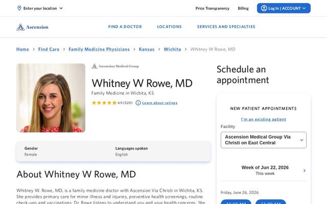 Whitney W. Rowe, MD