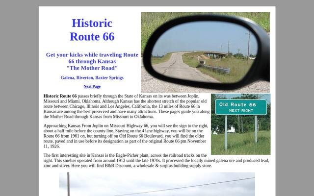 Historic Route 66 Galena Kansas