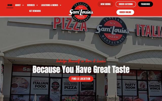 Sam & Louie's Italian Restaurant NY Pizza