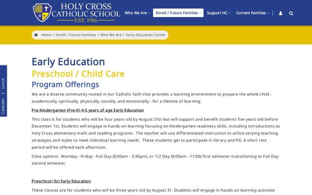 Holy Cross Early Education Center