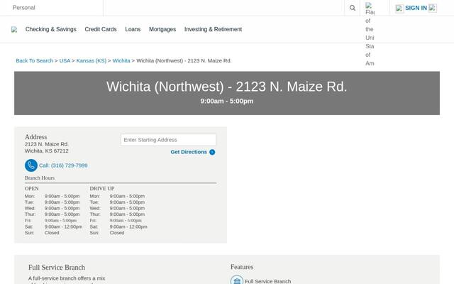 Wichita (Northwest) - 2123 N. Maize Rd.