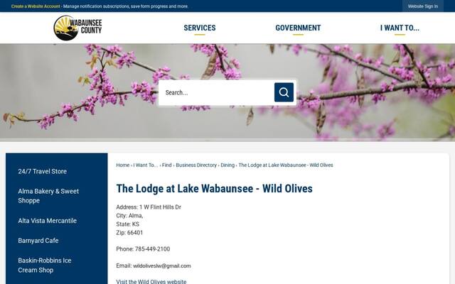 The Lodge at Lake Wabaunsee - Wild Olives