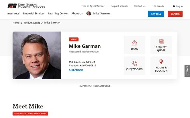 Michael Garman -Farm Bureau Financial Services