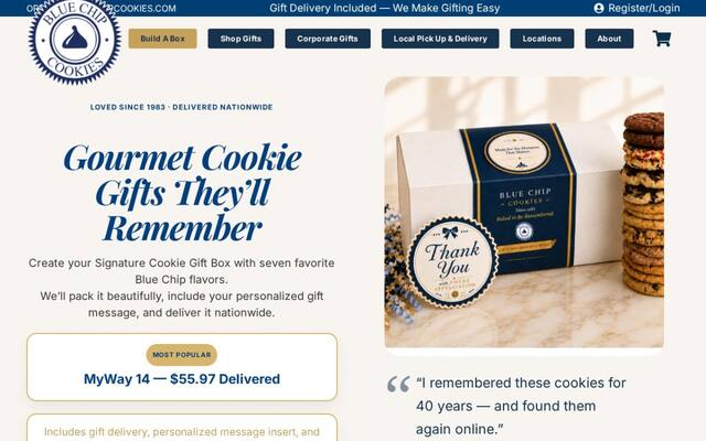 Blue Chip Cookies & Ice Cream