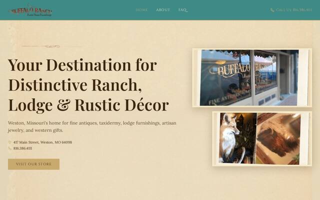 Buffalo Ranch Rustic Home Furnishings