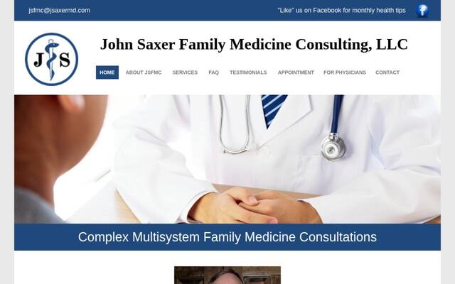 John Saxer Family Medicine Consulting