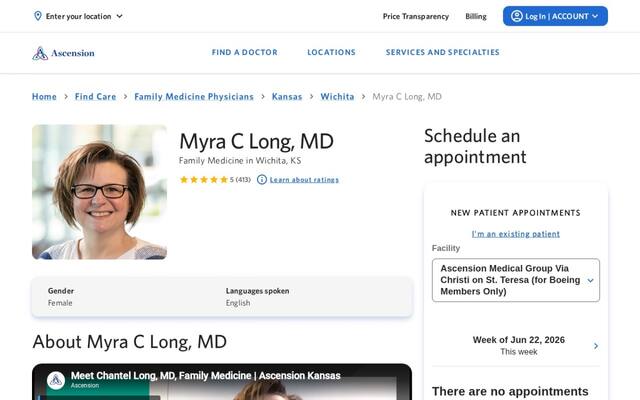 Chantel Long, MD
