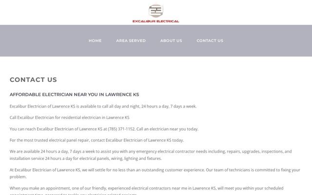 Excalibur Electrical - Contractor and Repair Service of Lawrence KS