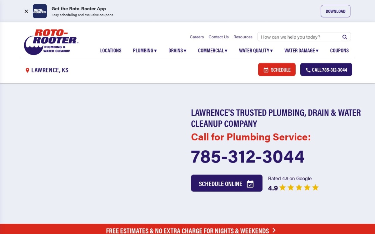 Roto-Rooter Plumbing & Water Cleanup